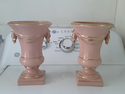 Pair ornate 1940s art - pair,